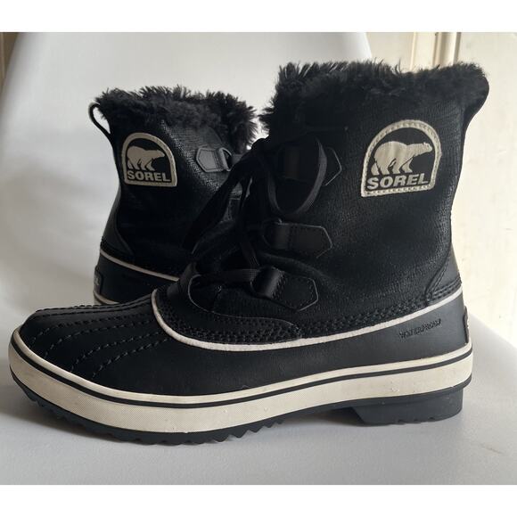 Sorel boots Tivoli III Women’s Size 9 Black Leather Waterproof winter warm - Picture 5 of 16